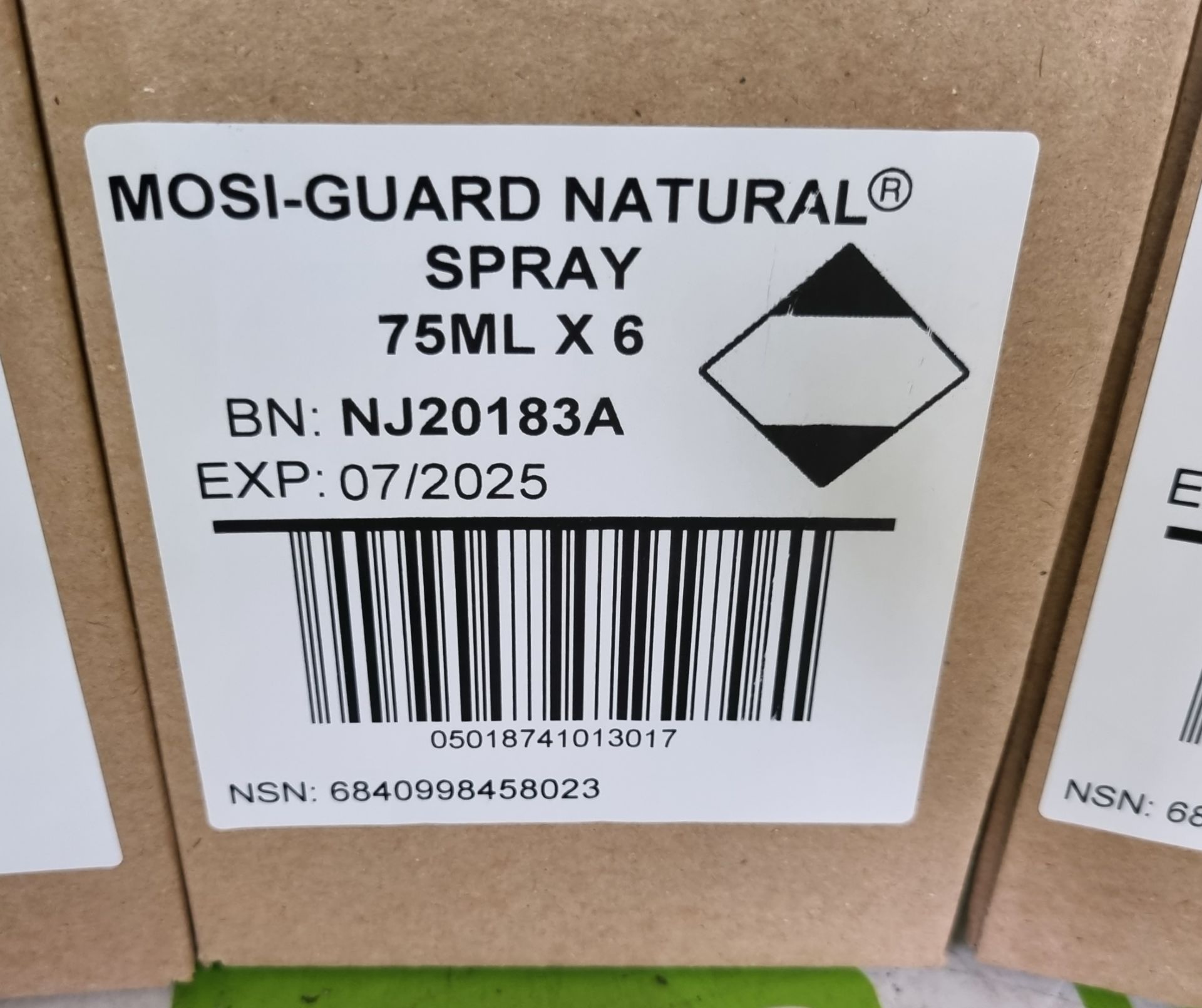 4x boxes of Mosi-Guard Natural Spray 75ml - 6 per box - Image 2 of 5