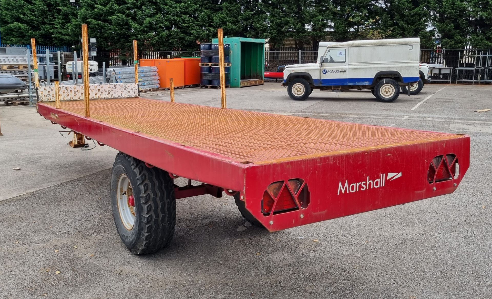 Marshall BC18N 2019 single axle flatbed trailer - 5000 kg carrying capacity - 40kph max design speed - Image 2 of 9