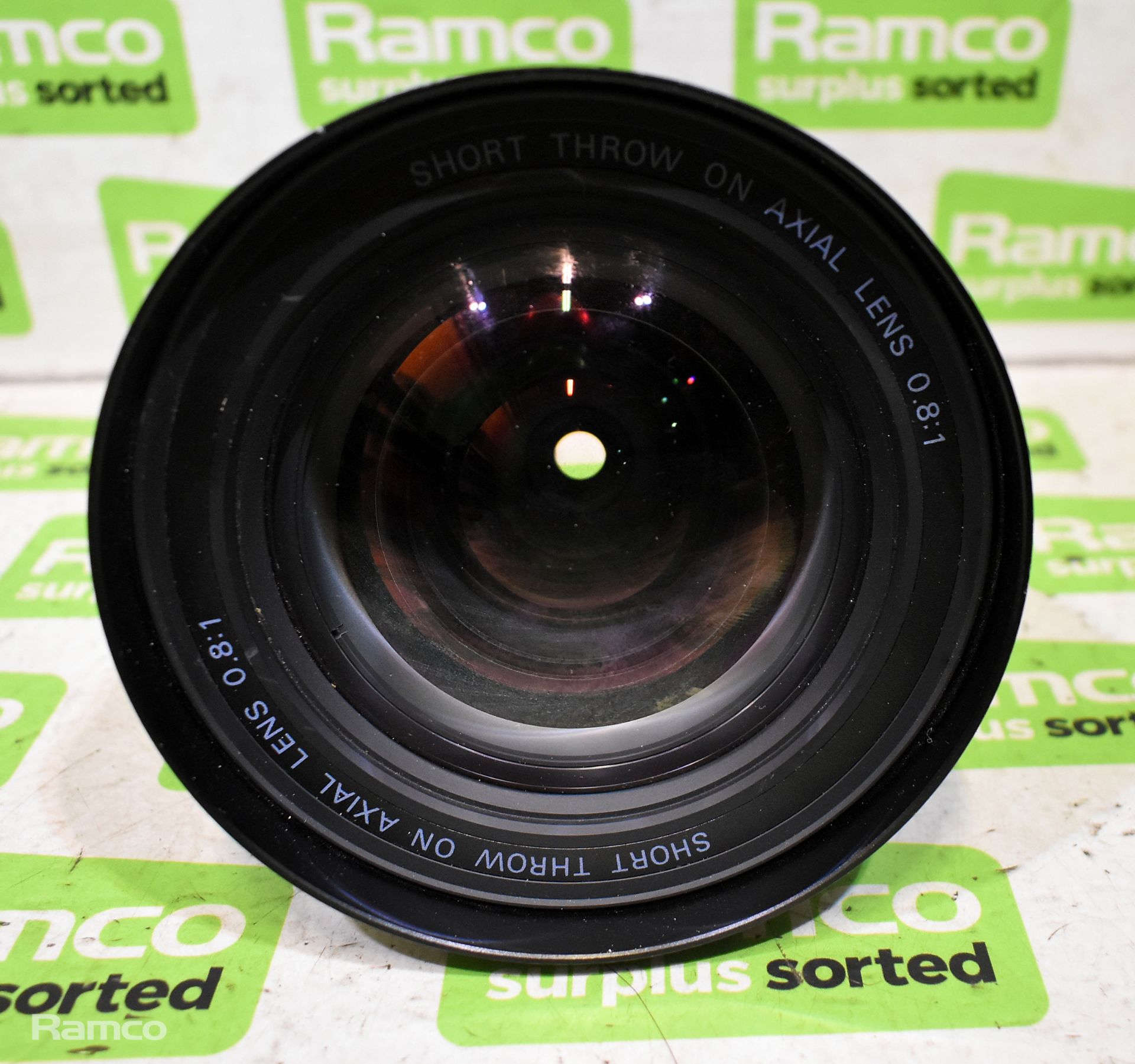 Short throw on axial lens 0.8:1 - L 170 x W 130 x H 130mm - Image 2 of 4
