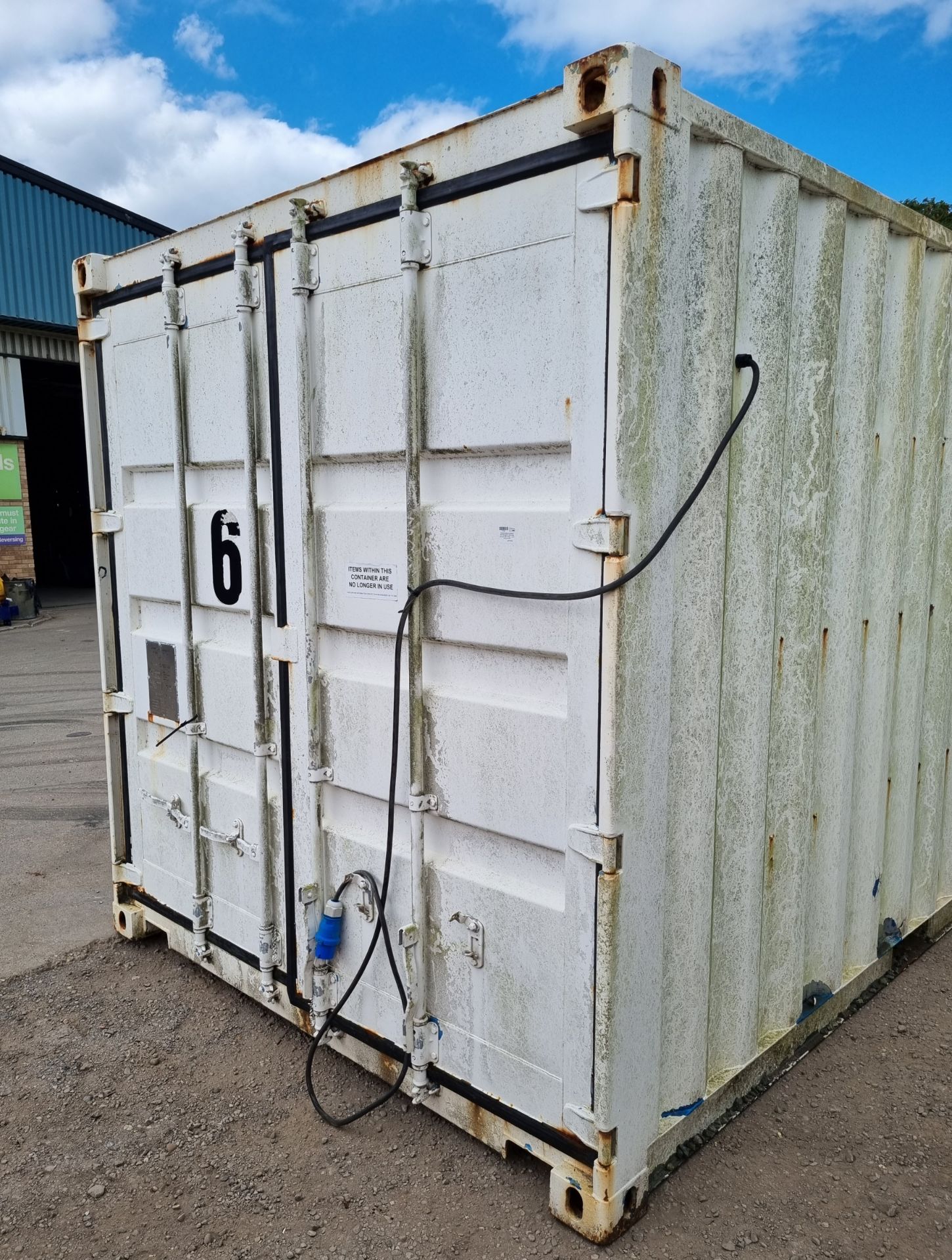 20 foot shipping container with fitted gantry crane rails, ramp and floor rollers - Bild 4 aus 15