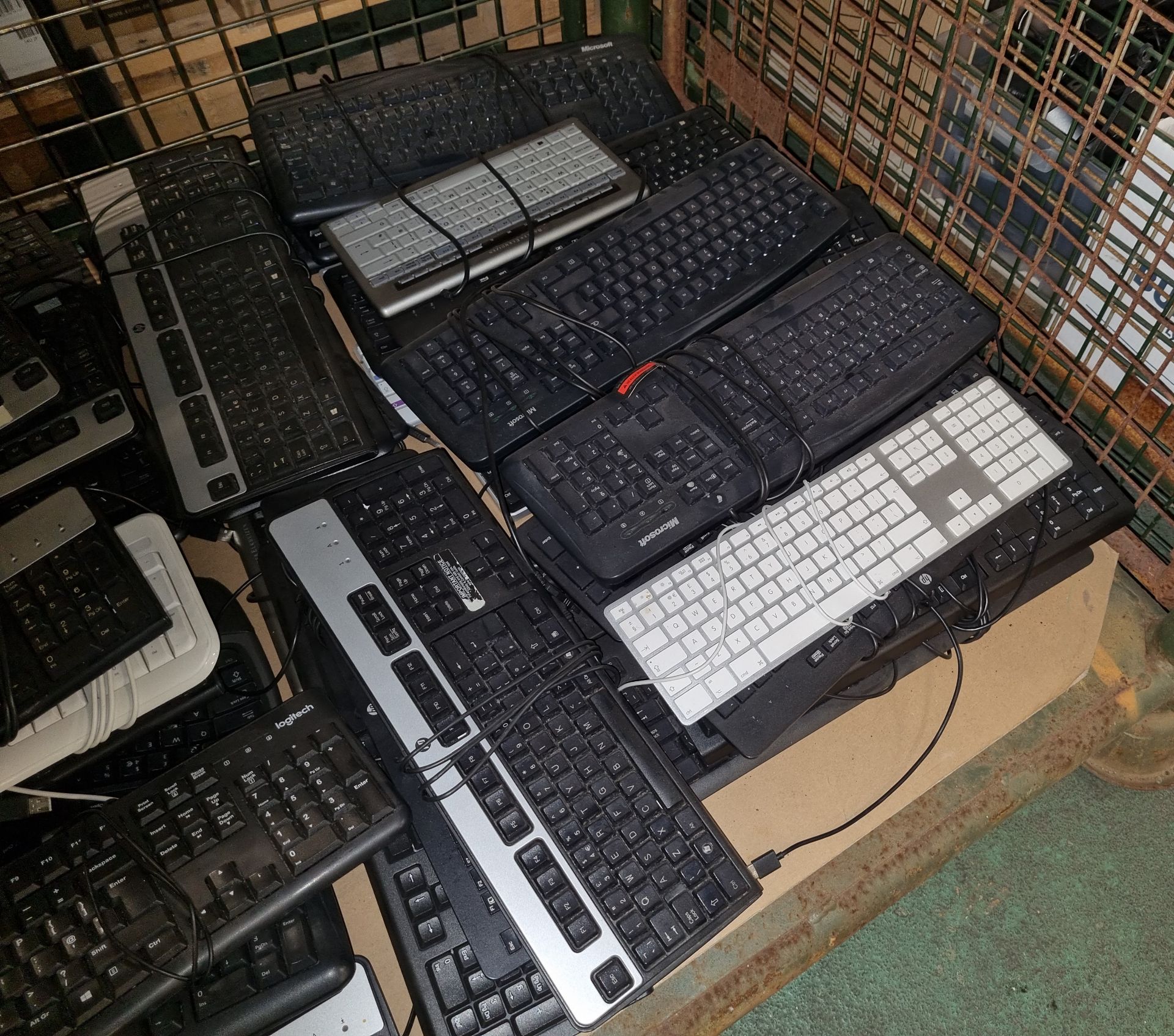 90x computer keyboards of multiple makes - HP, Logitech, Lenovo, Microsoft and Kensington - Bild 5 aus 5