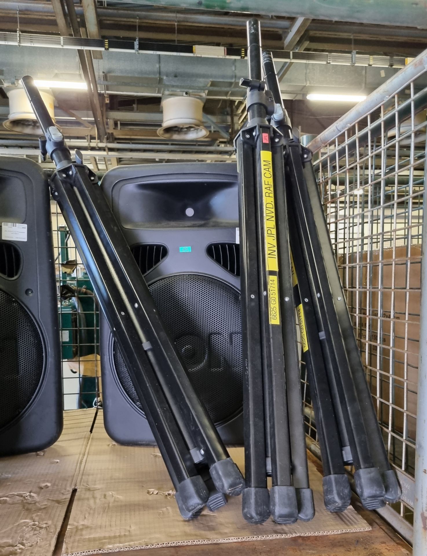 3x JBL EON15 G2 PA speakers with stands - Image 8 of 8