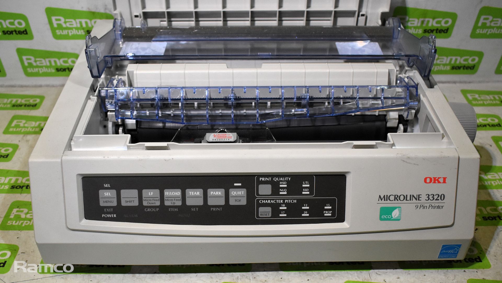 OKI Microline 3320 9 pin dot matrix printer - Bild 3 aus 6