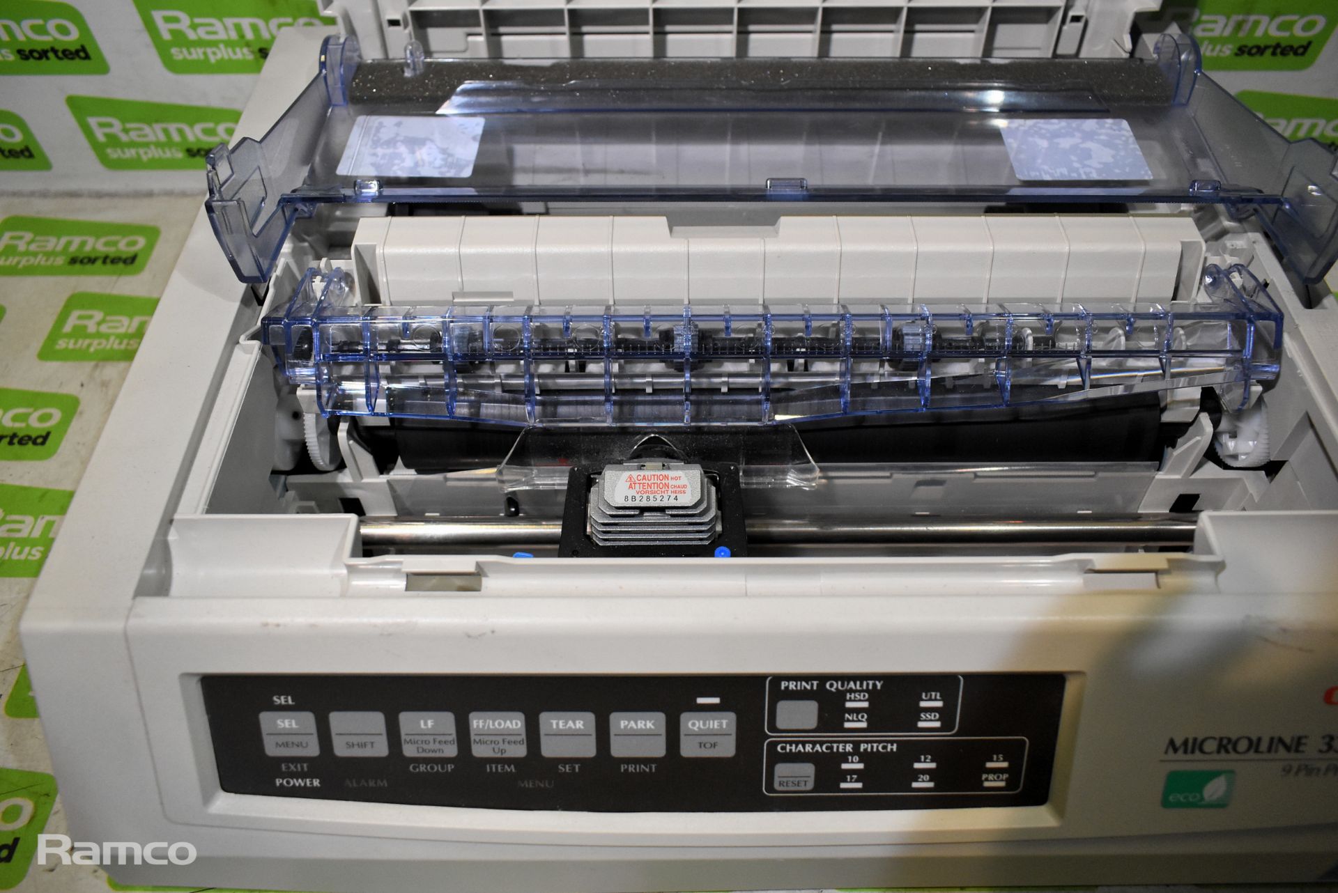 OKI Microline 3320 9 pin dot matrix printer - Bild 2 aus 6