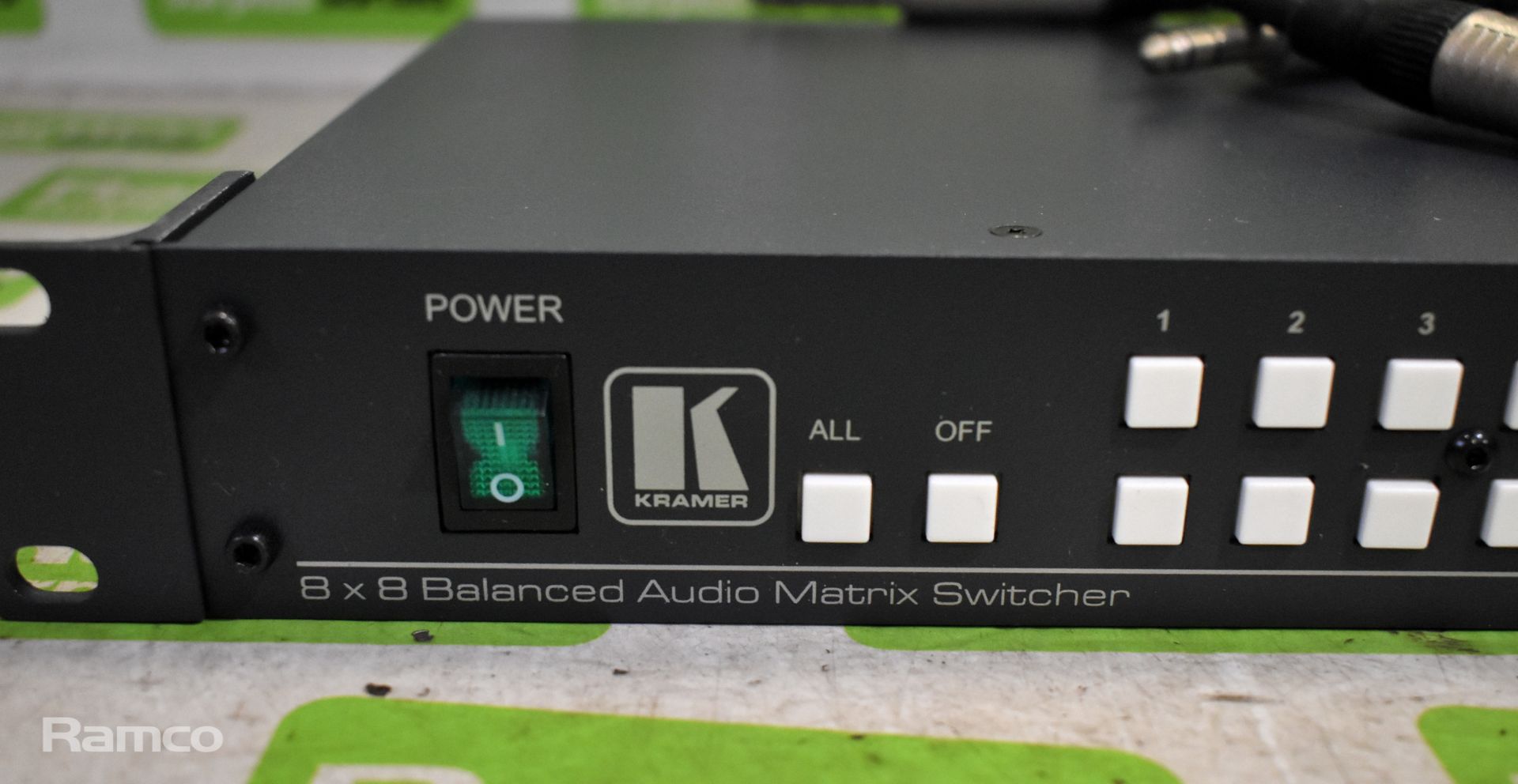 Kramer VS-88A 8x8 balanced audio matrix switcher - Bild 2 aus 5
