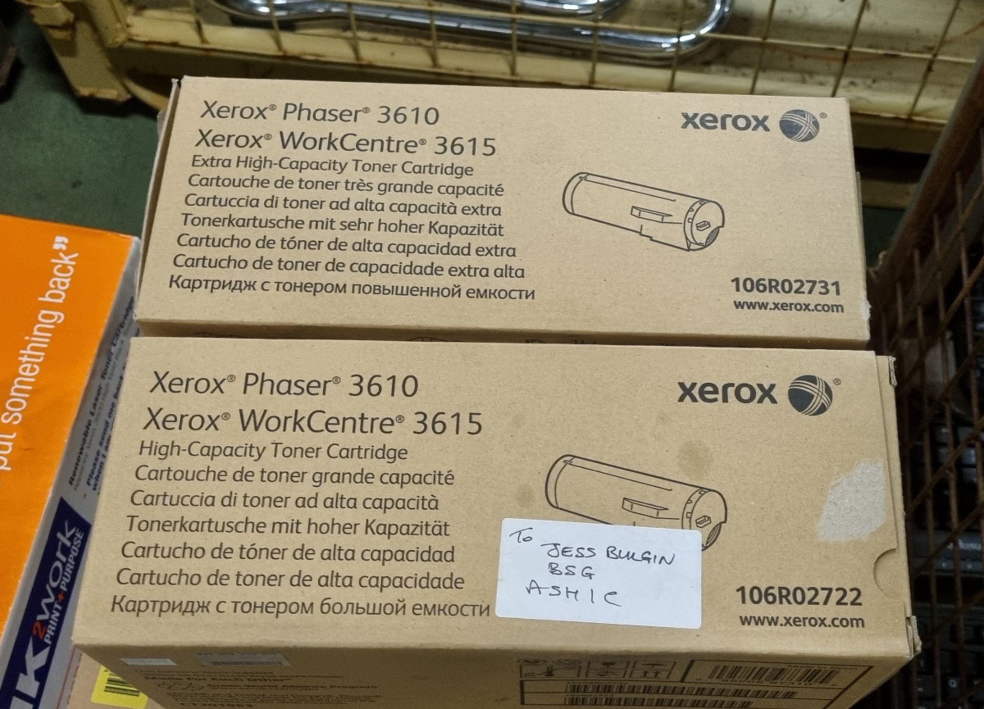 28x boxes of toners and transfer rollers - Xerox 6360, Xerox 7750, Xerox 3610 and HP 3600 - Image 6 of 7