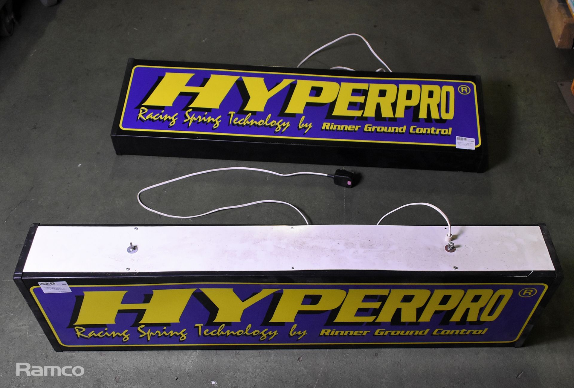 Hyperpro illuminated dealer signs - detail in the description - Bild 3 aus 5