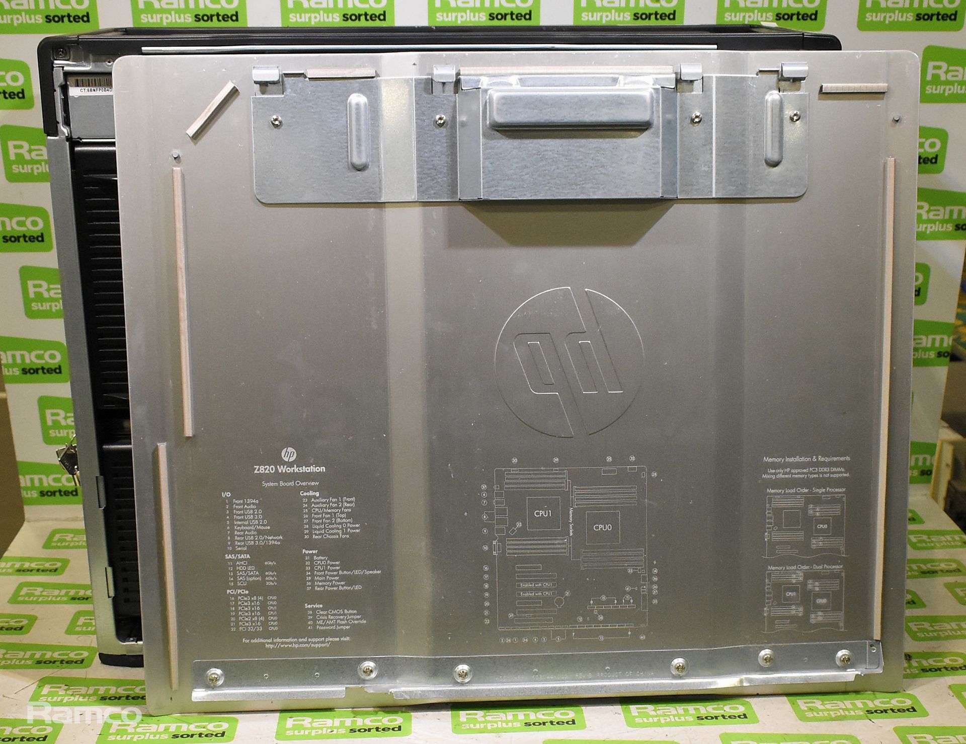 HP Z820 workstation desktop pc - no hard drive - spares or repair - Image 3 of 5