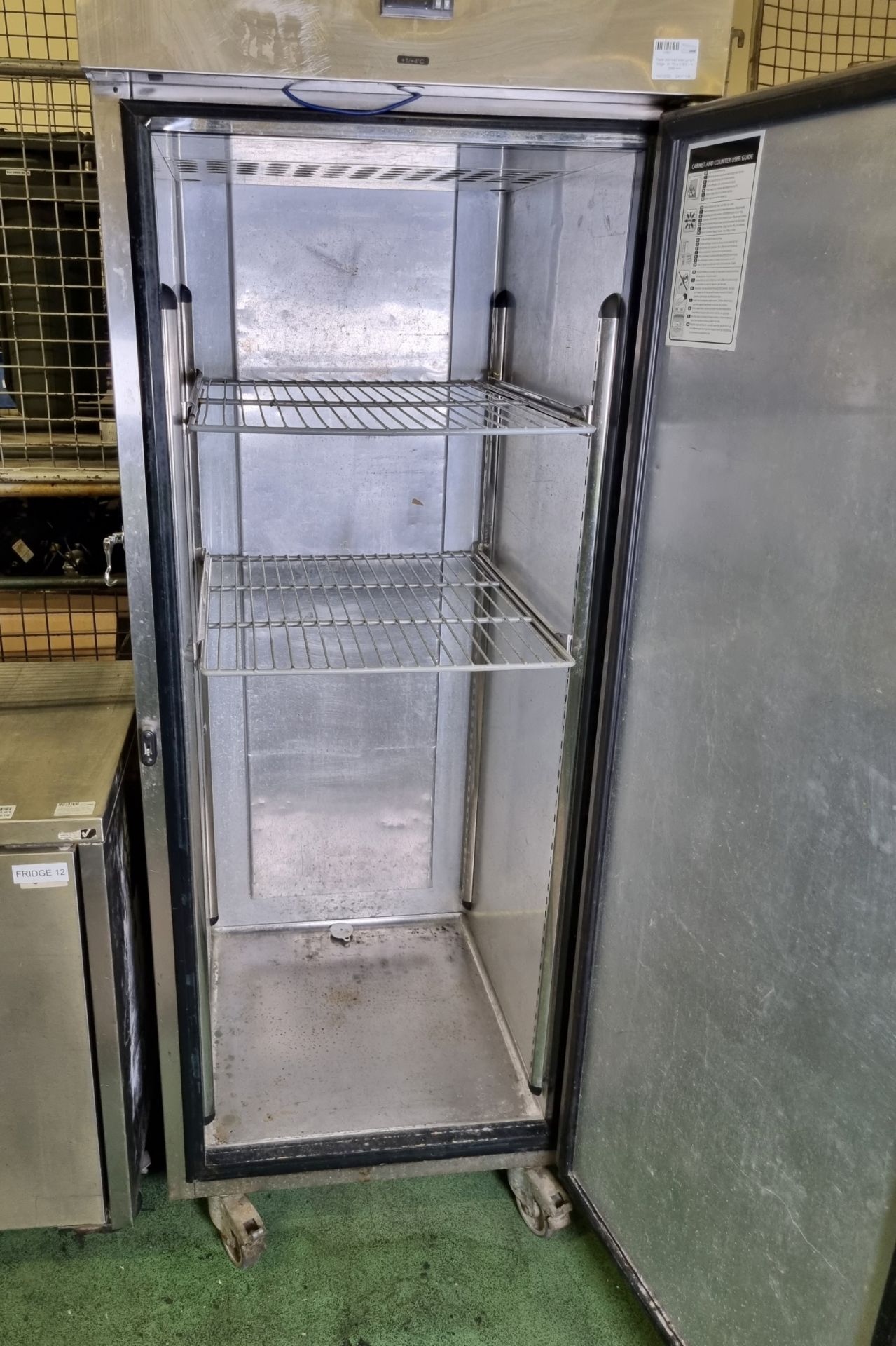 Foster stainless steel upright fridge - W 700 x D 800 x H 2090 mm - Image 4 of 6