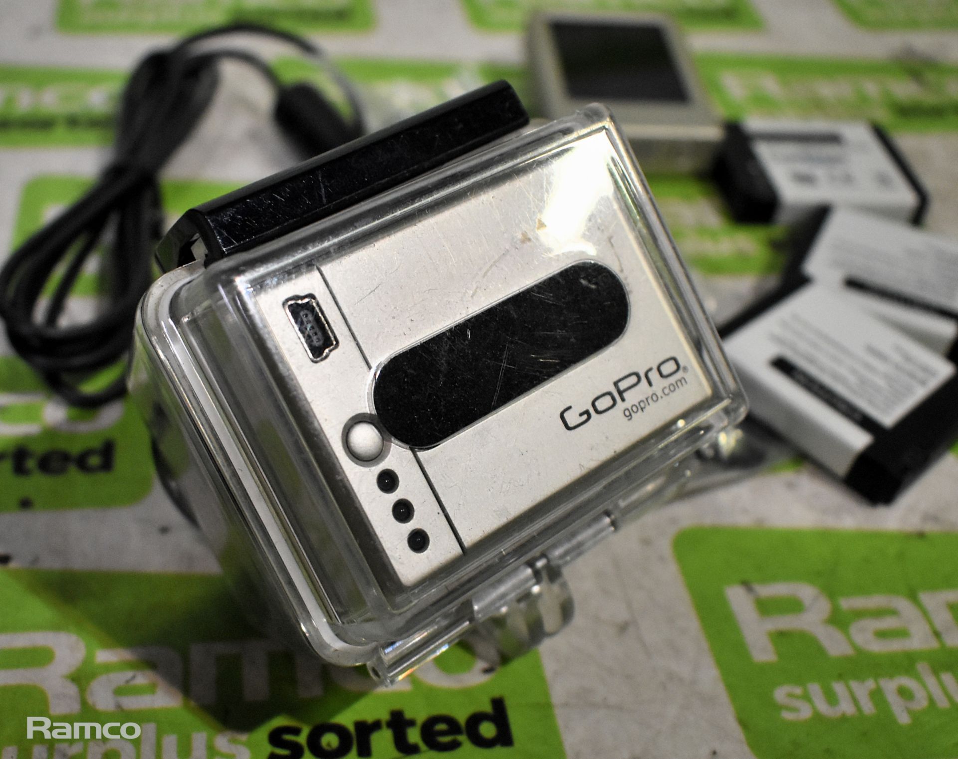 2x GoPro Hero2s with spares (assorted) - Image 3 of 8