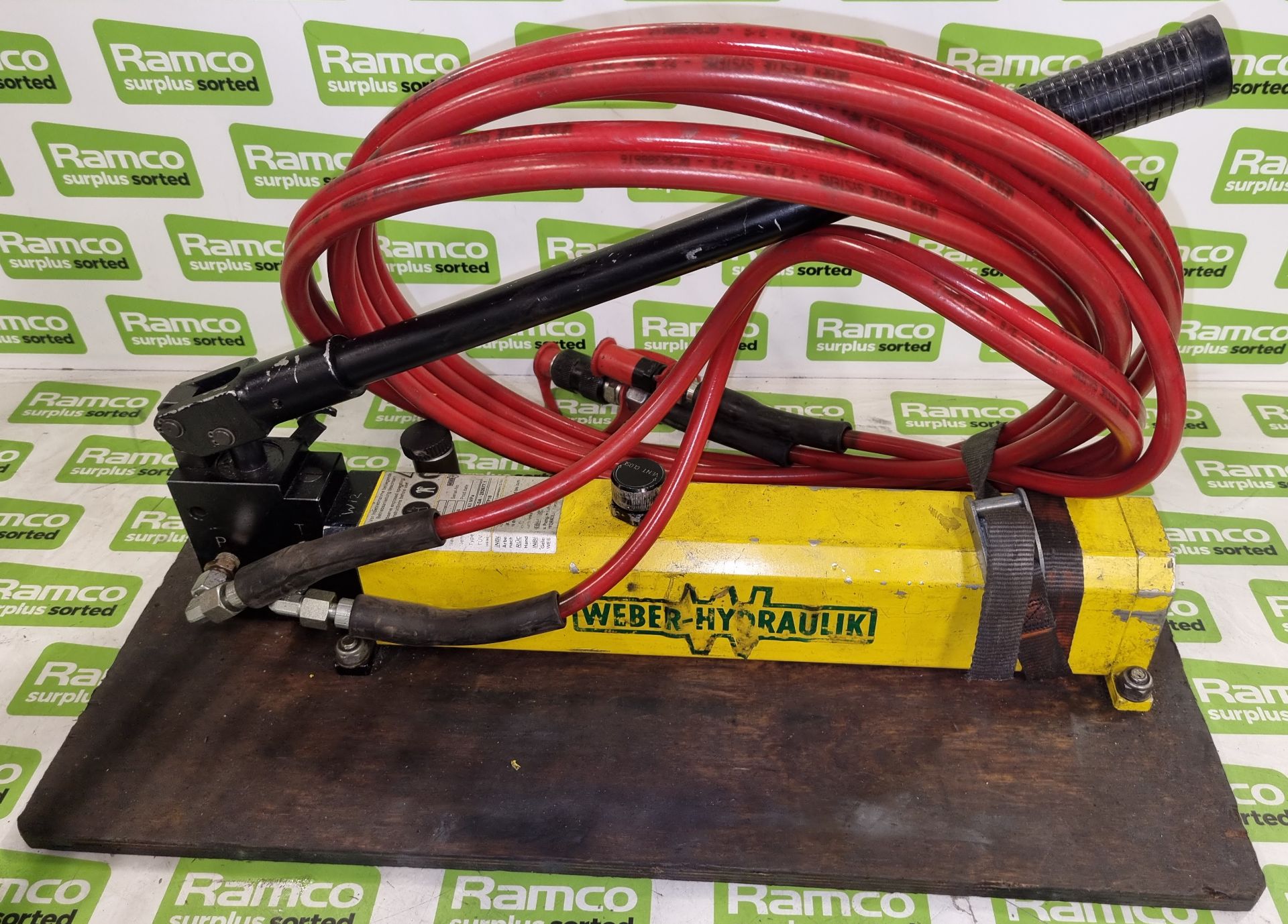 Weber-Hydraulik DPH 3215-SA - 282677.1 hydraulic hand pump ( 630 bar / 63 MPa)