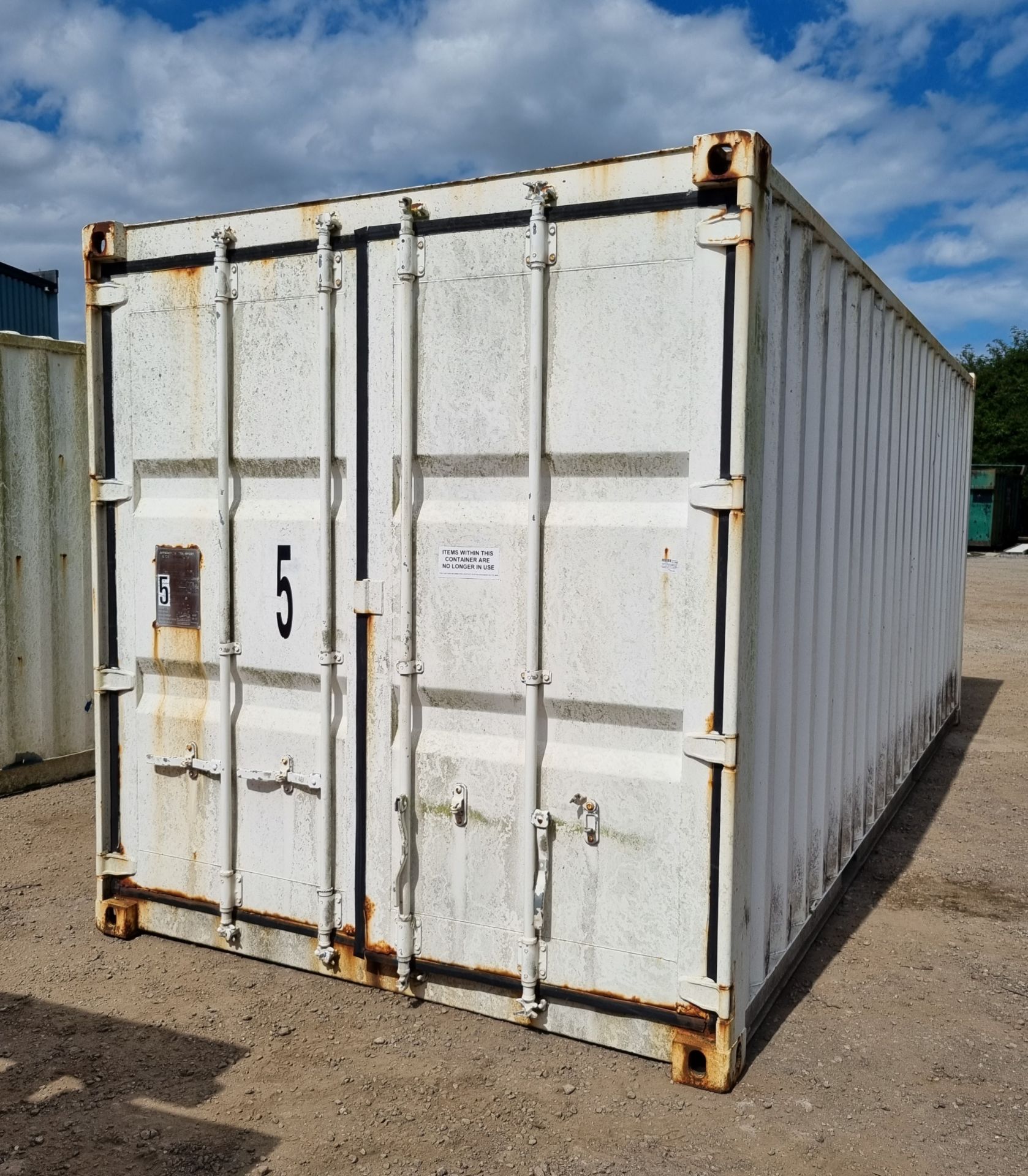 20 foot shipping container with fitted Auto Reel CJ3000 cable drum jacks, ramp