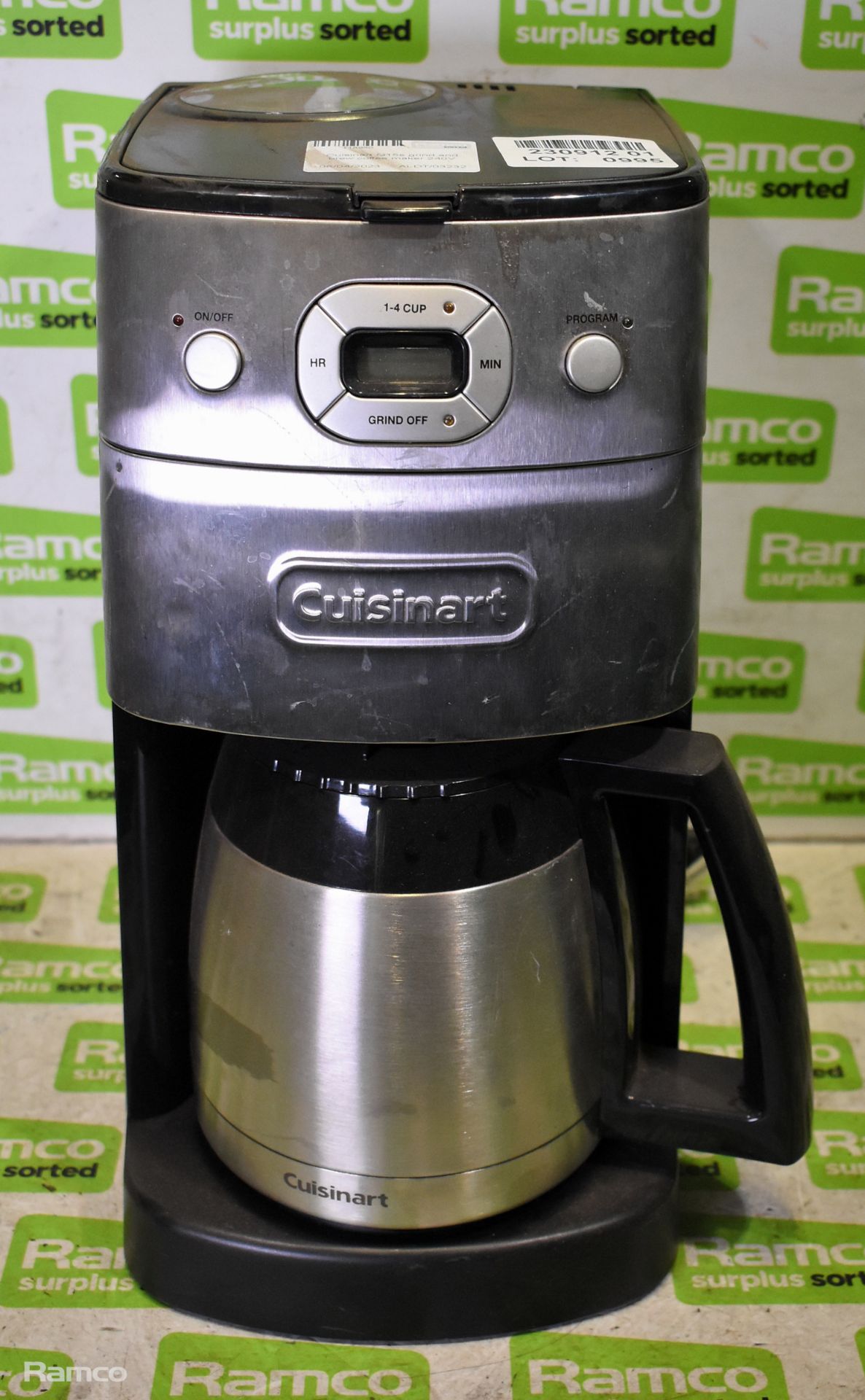 Cuisinart Q15s grind and brew coffee maker 240V