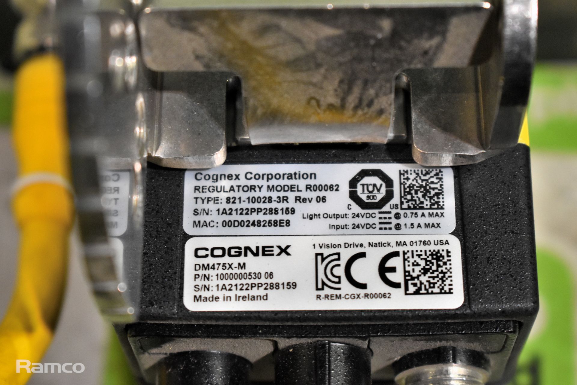 2x Cognex DM475X-M barcode readers - Bild 7 aus 8