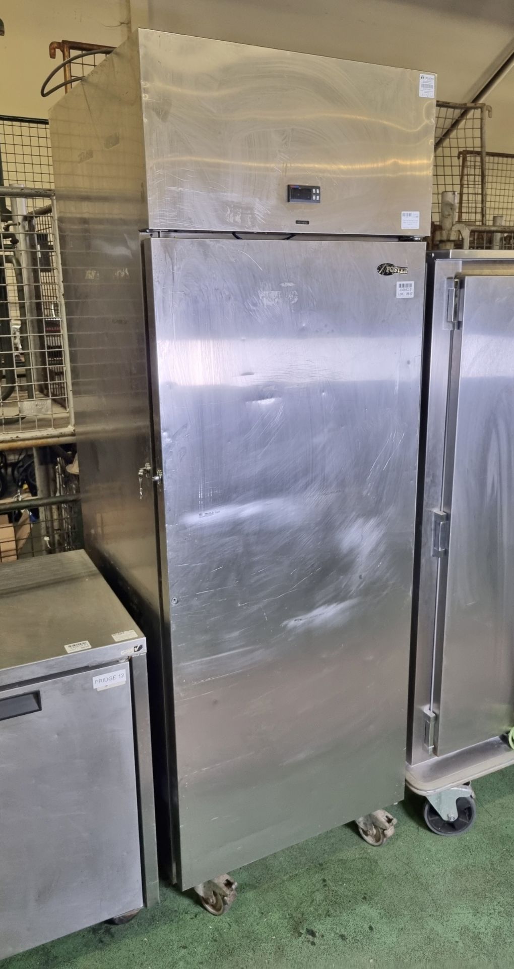 Foster stainless steel upright fridge - W 700 x D 800 x H 2090 mm - Bild 2 aus 6