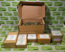 9x boxes of fixings and fastenings - details in the description