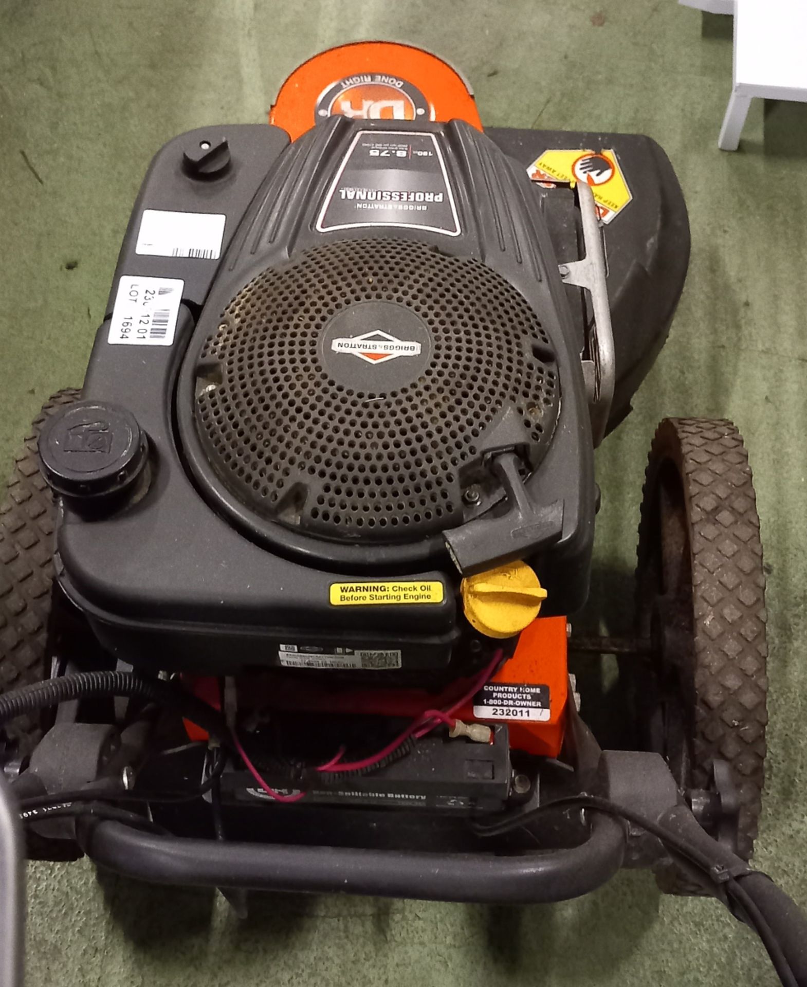 DR Power Equipment TR4 PRO XL SP (3.7KW/37KG) push trimmer - Briggs & Stratton 190cc petrol engine - Bild 9 aus 12