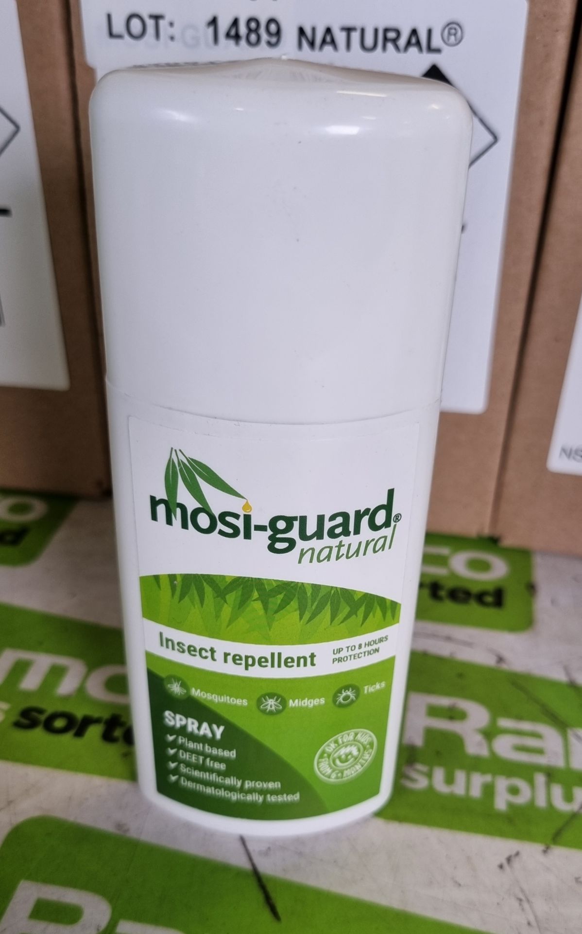 6x boxes of Mosi-Guard Natural Spray 75ml - 6 per box - Image 4 of 5