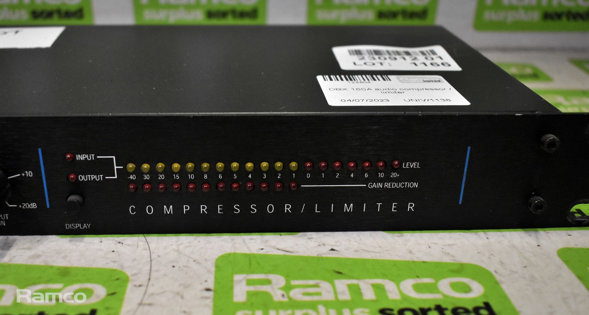 DBX 160A audio compressor / limiter - Bild 3 aus 4