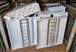 12x Knightsbridge MRE255PLHF Modular lights - 2 x 55W PL - L 600 x W 600 x D 110mm