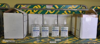 7x boxes of Bioguard alcohol free foam hand sanitiser - 6 bottles per box plus 4 loose bottles