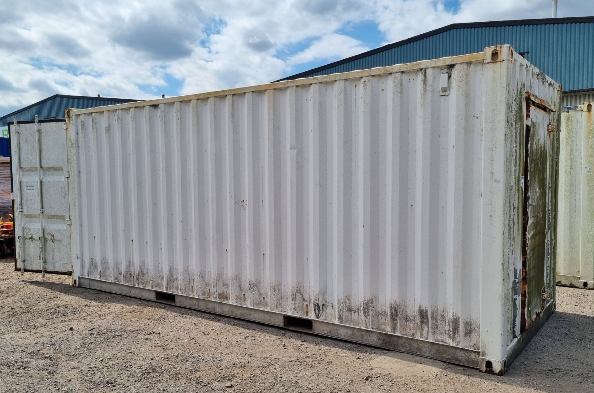 20 foot shipping container with fitted Auto Reel CJ3000 cable drum jacks, ramp - Bild 4 aus 21