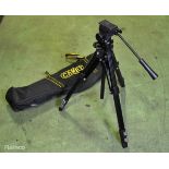 Slik 504QF video photo tripod with camex carry case