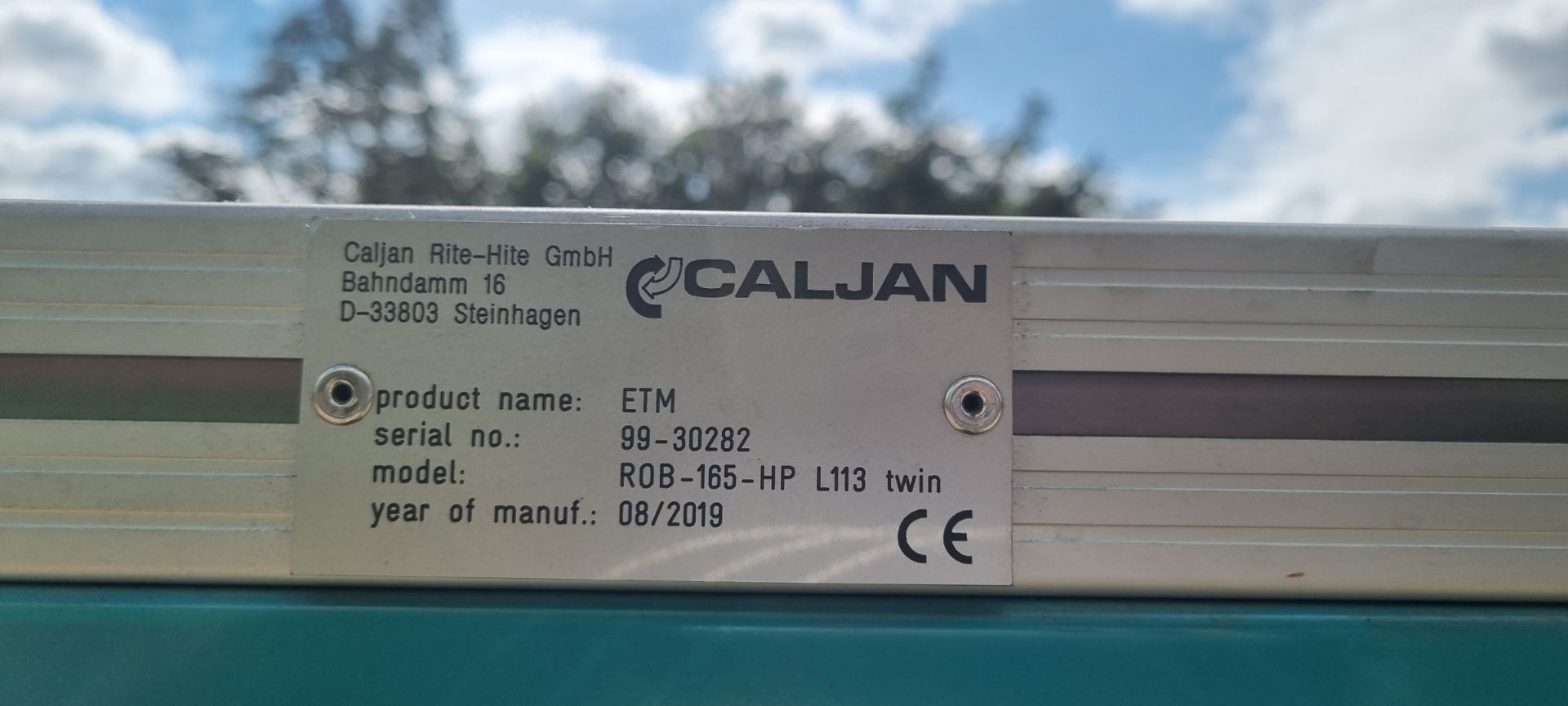 Caljan Rite-Hite ROB-165-HP Automated labelling machine - D.O.M 08/19 - Bild 5 aus 8