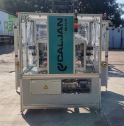 Online Auction of 6x Caljan ROB-165-HP automated labelling machines (D.O.M 2019) and 2x Boge C15LDR-350 compressors (D.O.M 2019)