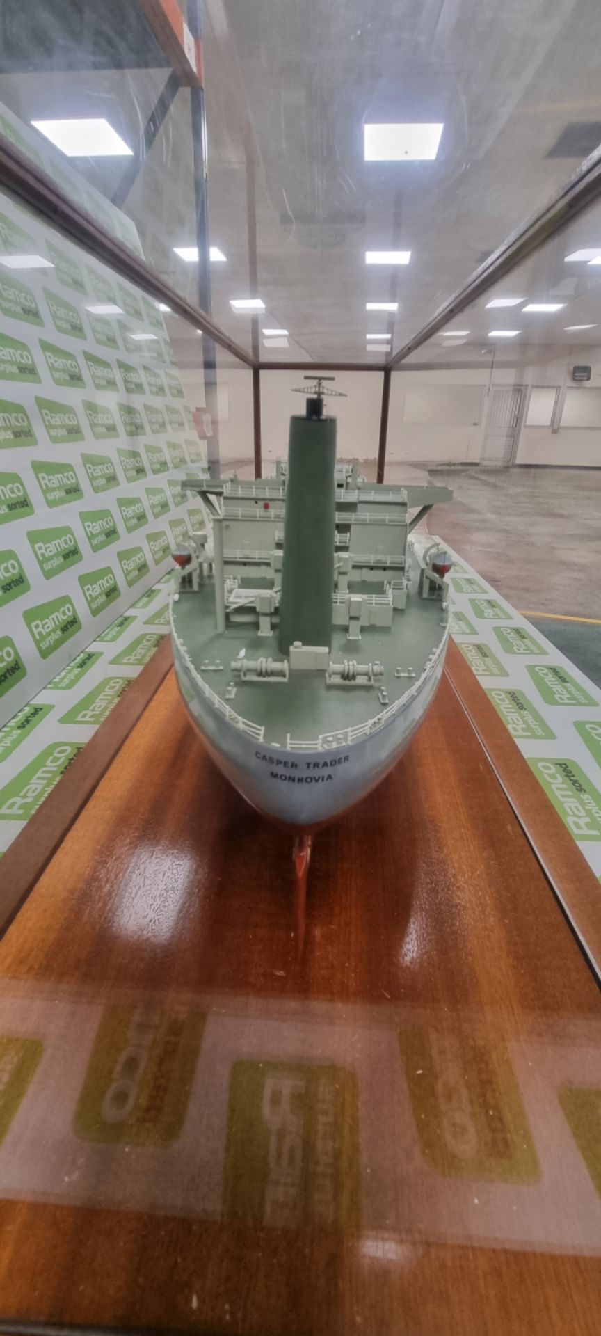 Norman Hill scale model of M.T. Casper Trader Monrovia crude oil tanker - Image 10 of 26