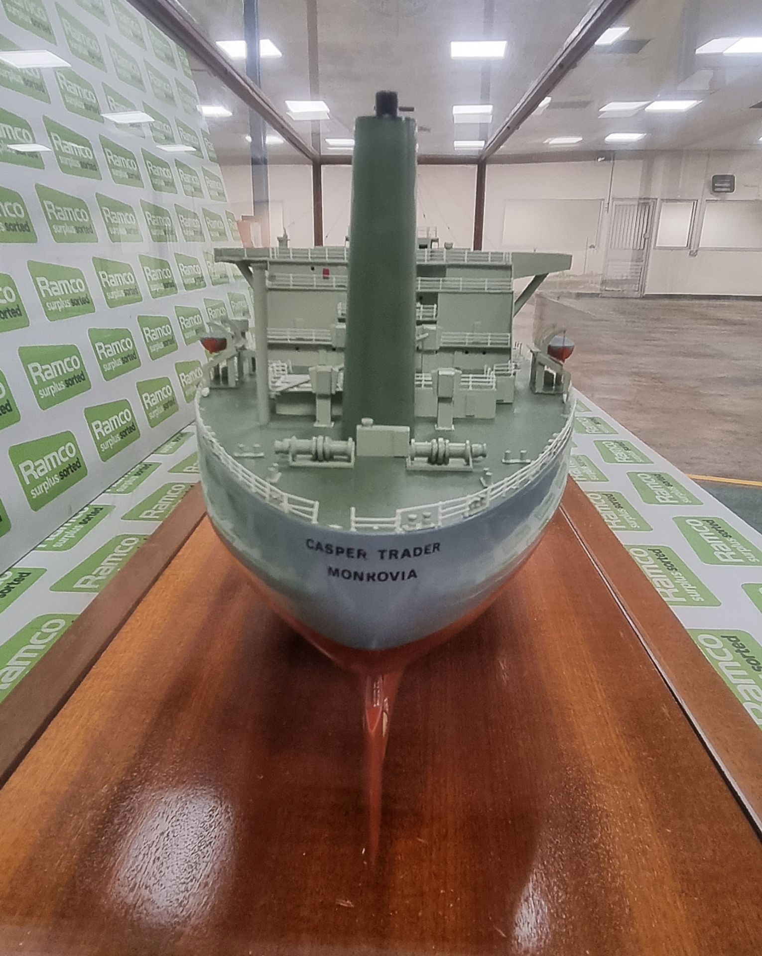 Norman Hill scale model of M.T. Casper Trader Monrovia crude oil tanker - Image 9 of 26