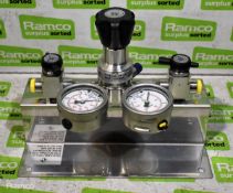 Hale Hamilton Ltd Type CP440 Type 2 pressure regulator - max pressure: 200 BAR (IN), 0-10 BAR (OUT)