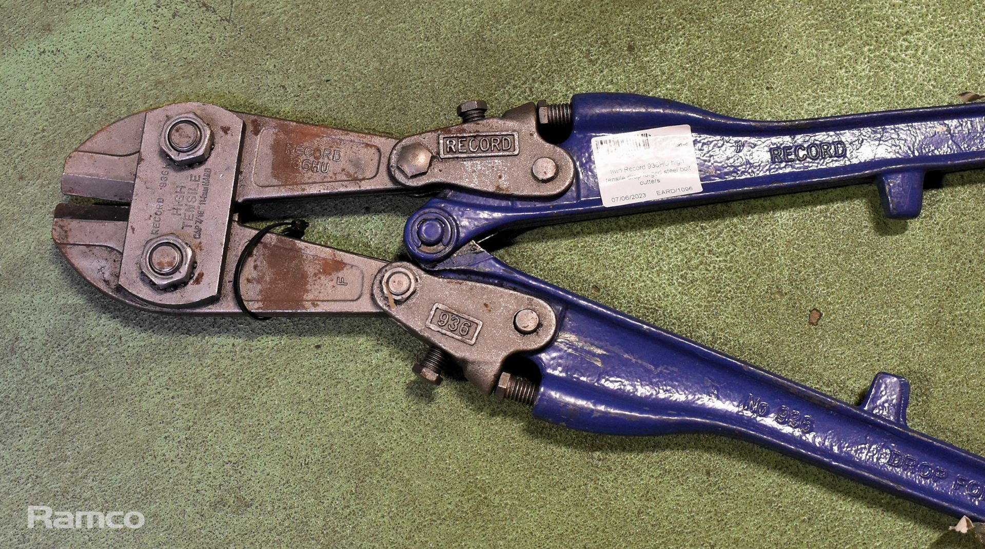 Irwin Record 936HU high tensile drop forged steel bolt cutters - Image 2 of 3