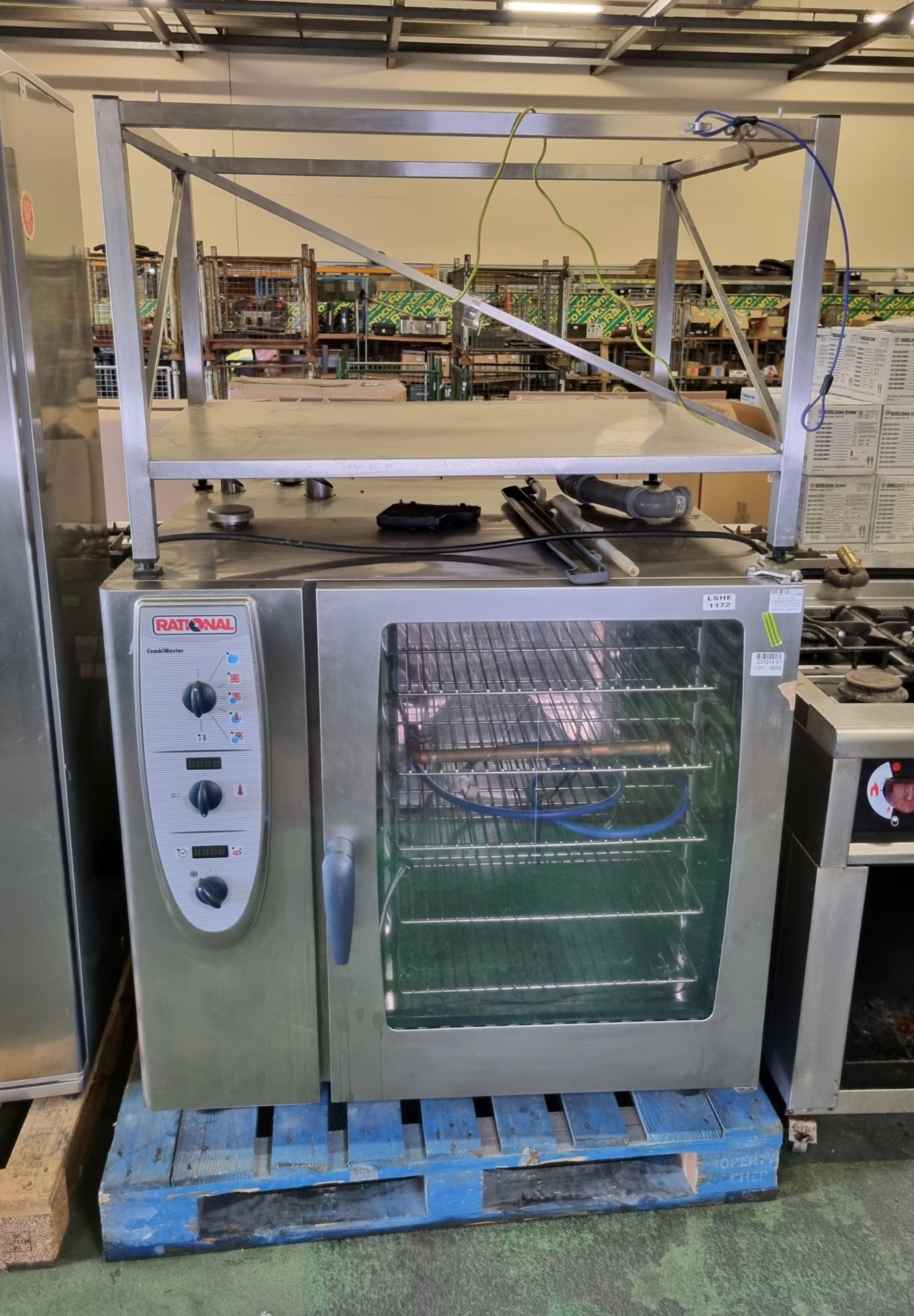 Rational CM 102G CombiMaster with stand - 600W - 1 NAC 230V 50/60Hz - 150-600 Kpa
