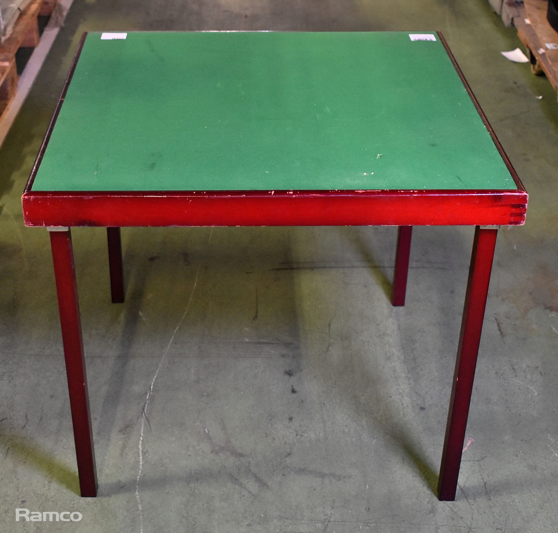 Card table with folding legs - W 765 x D 765 x H 660 mm - Image 2 of 3