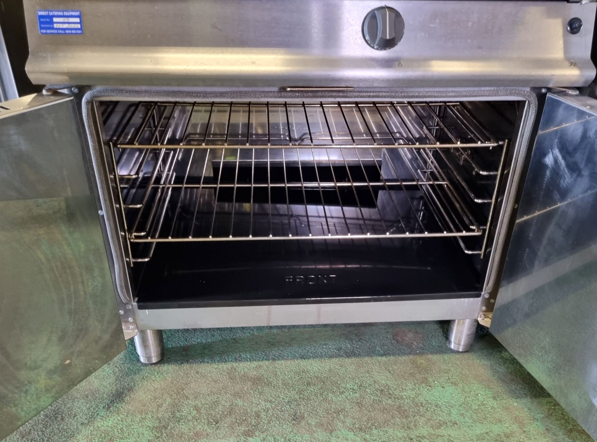 Falcon G3117/2 stacked dominator natural gas general purpose oven - L 900 x W 850 x H 1715mm - Bild 5 aus 5