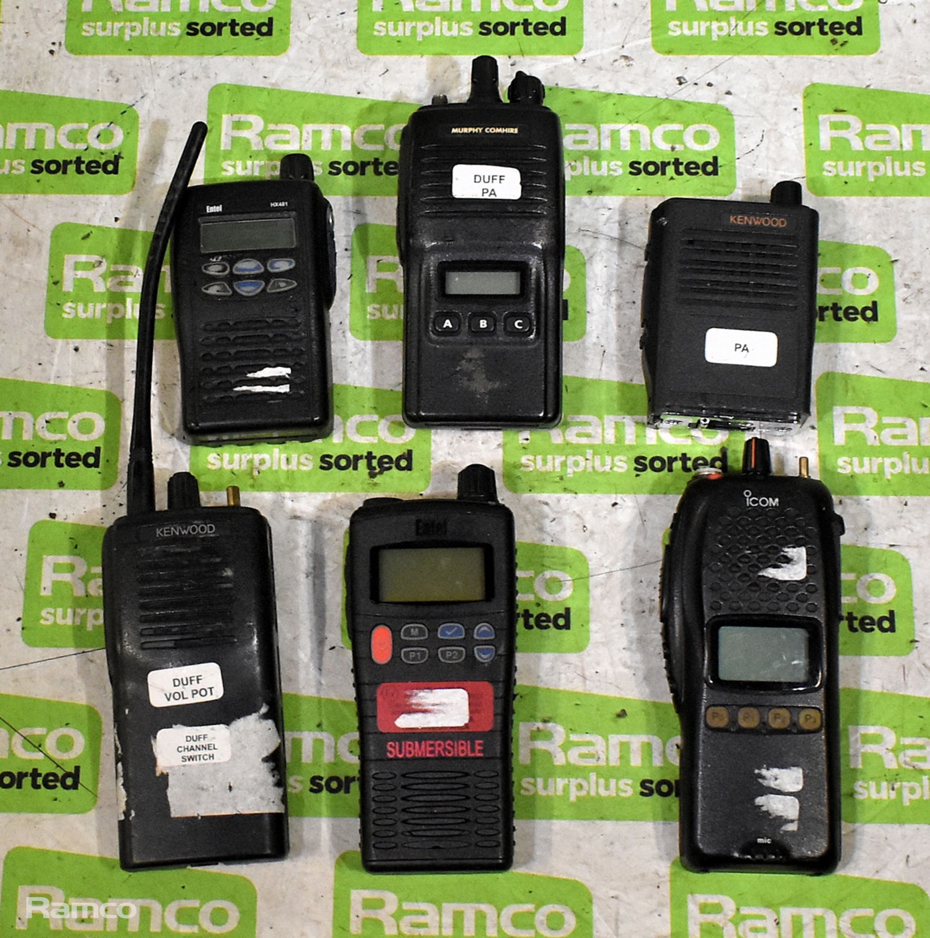 Approx. 57x assorted two way radios - 19x Motorola GP900, 19x GP300, 10x Vertex, 1x Icom, 1x Maxon, - Image 2 of 6