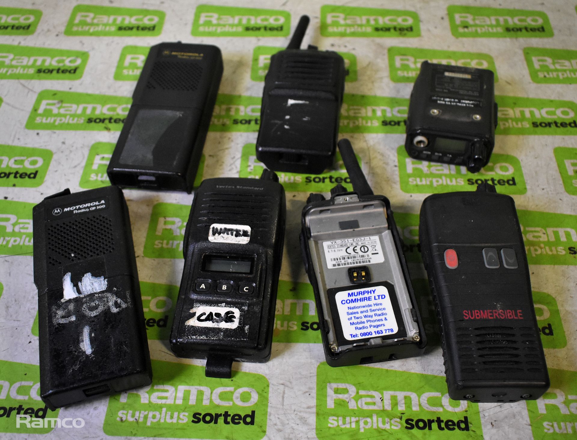 Approx 57x assorted two way radios - 19x Motorola GP900, 19x GP300, 10x Vertex, 1x Icom, 1x Maxon - Image 2 of 6