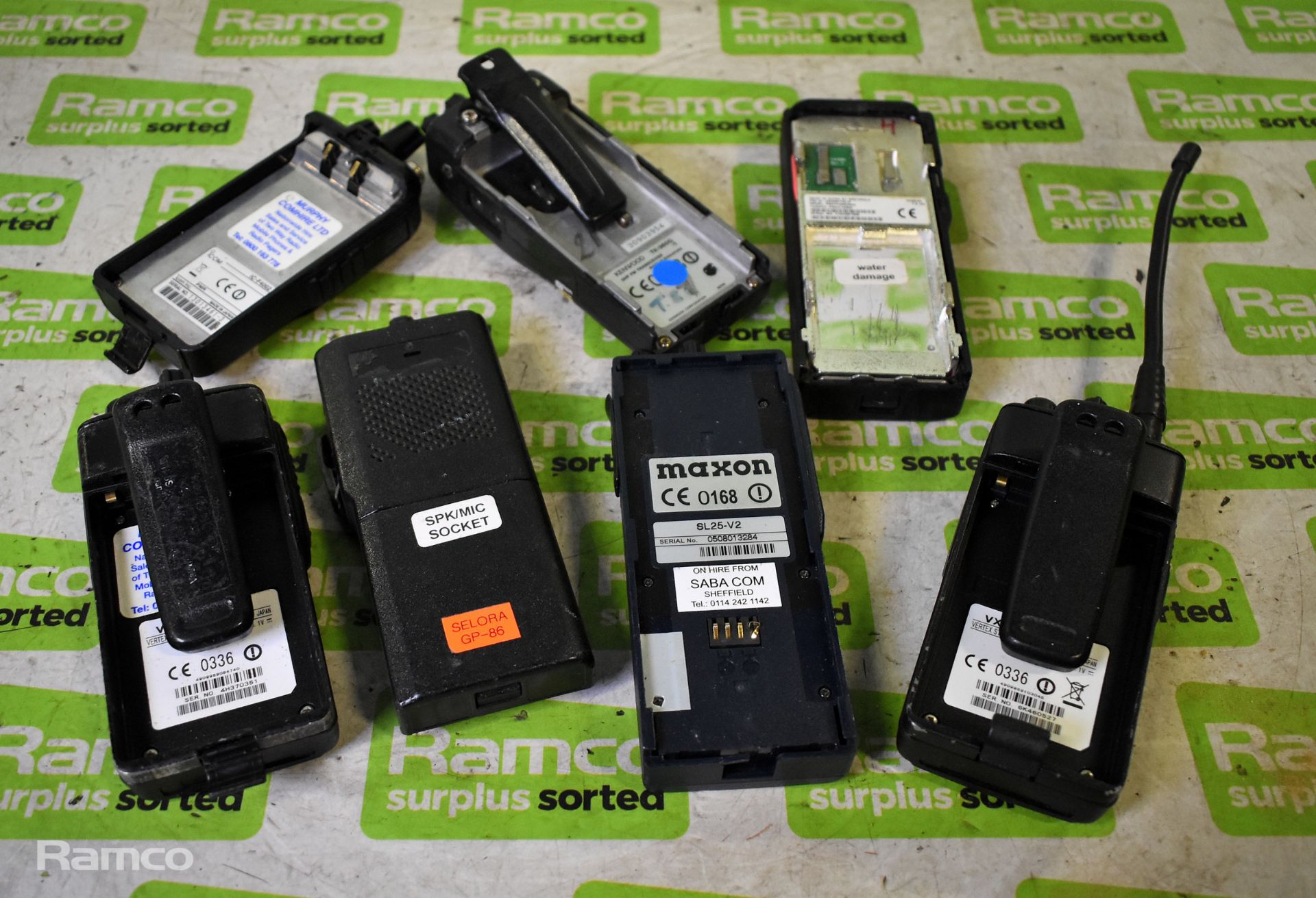 Approx 57x assorted two way radios - 19x Motorola GP900, 19x GP300, 10x Vertex, 1x Icom, 1x Maxon - Image 2 of 6