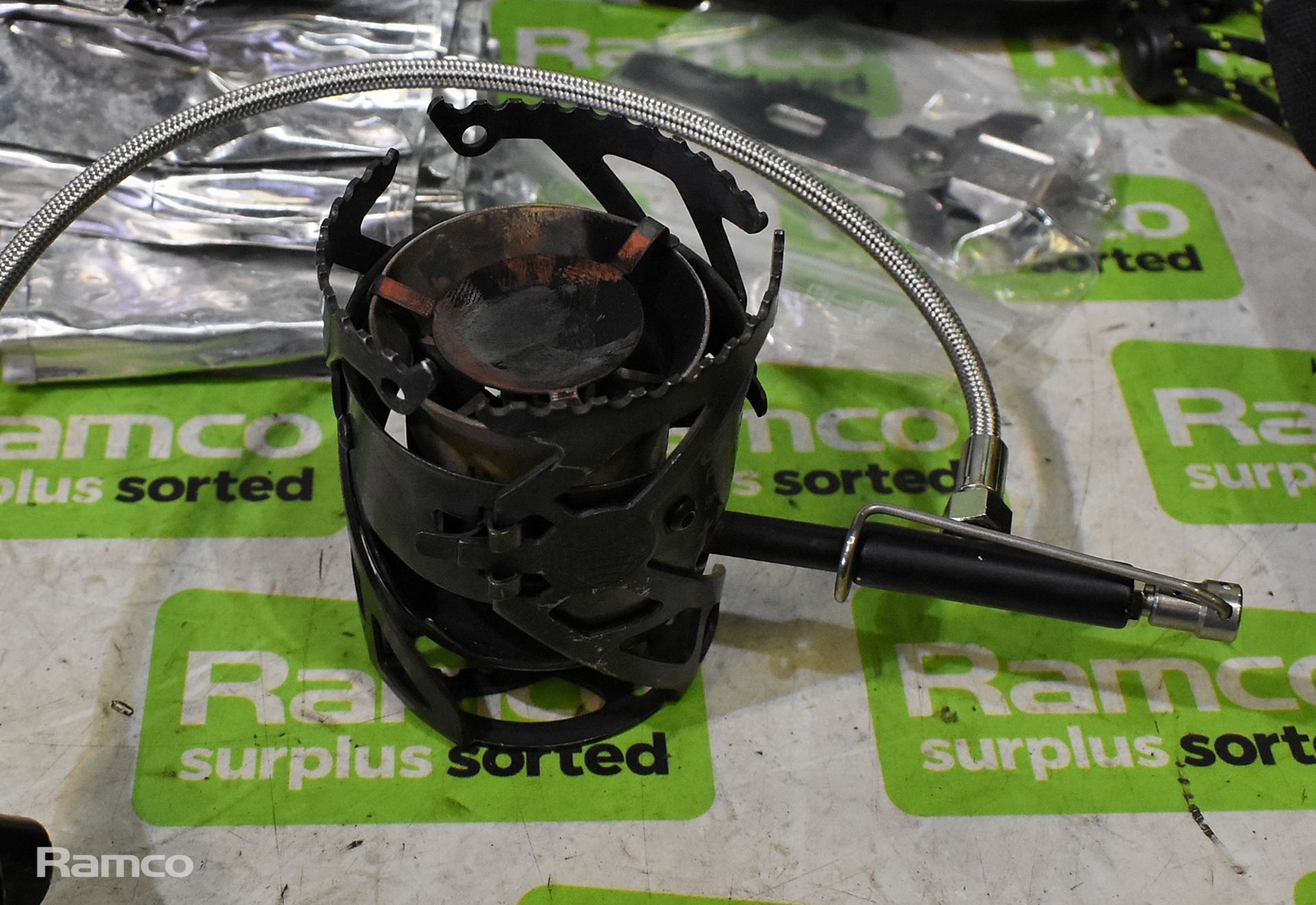 10x Optimus Polaris camping stoves with carry bag - incomplete - AS SPARES OR REPAIRS - Image 6 of 7