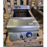 Bonnet single tank electric fryer - no baskets