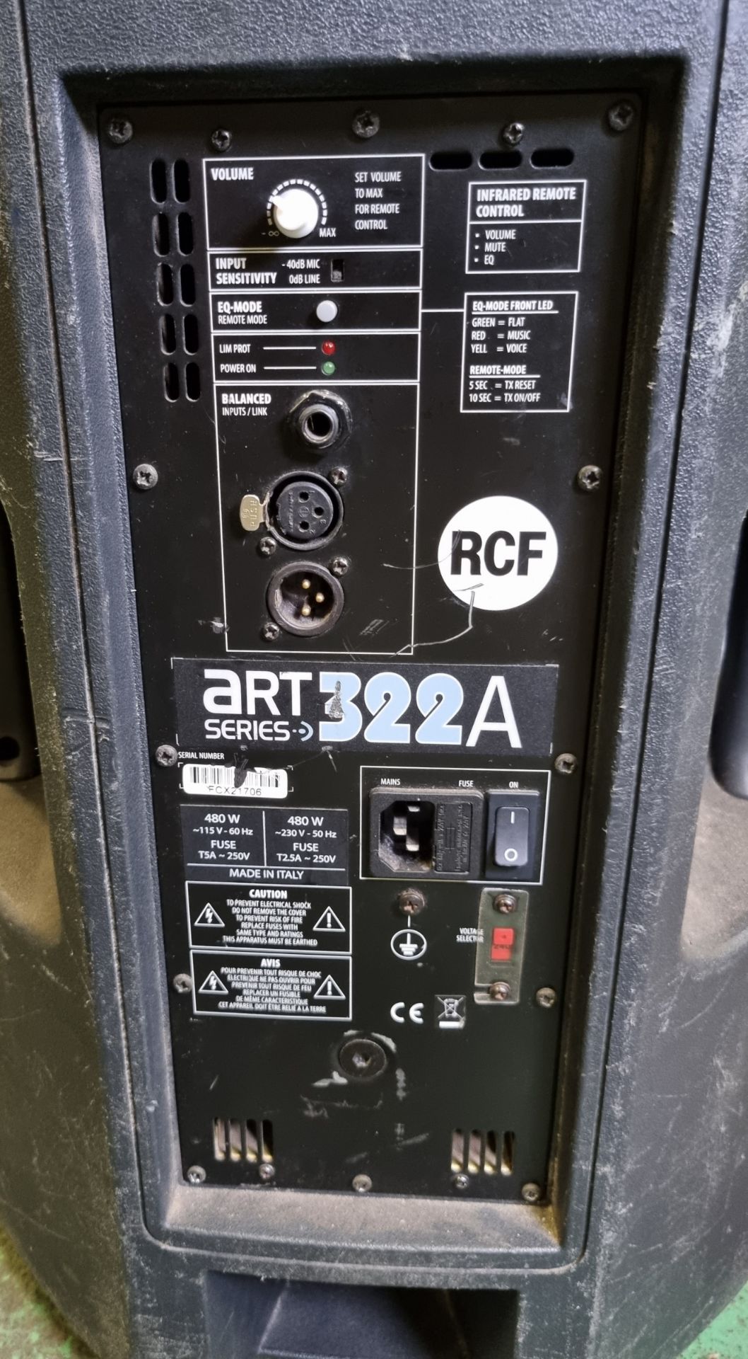 RCF ART 322A powered speaker - Bild 3 aus 3