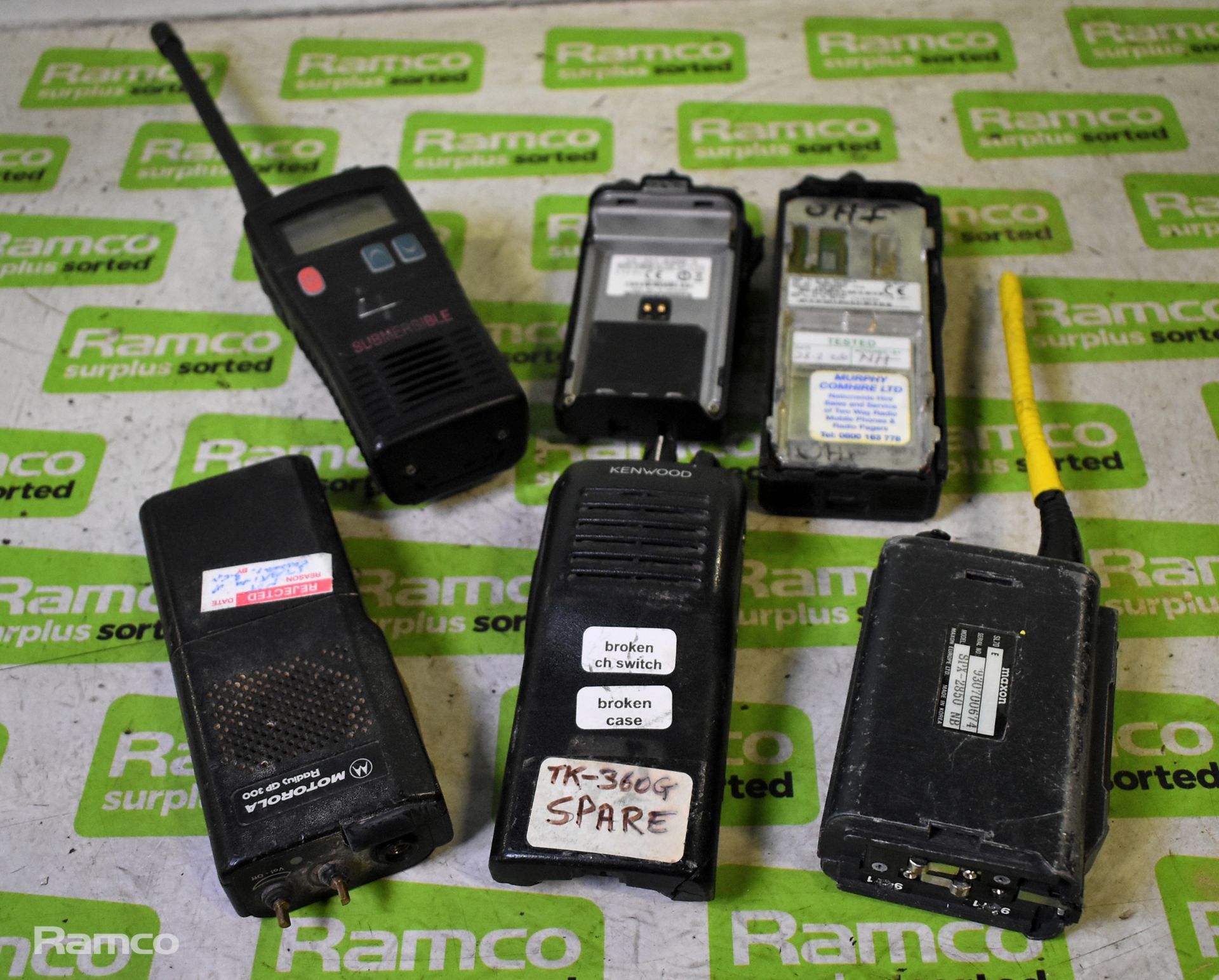 Approx 57x assorted two way radios - 19x Motorola GP900, 19x GP300, 10x Vertex, 1x Icom, 1x Maxon - Image 2 of 7