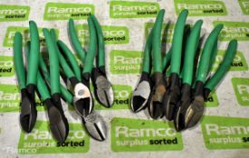 10x Stahlwille side cutter pliers