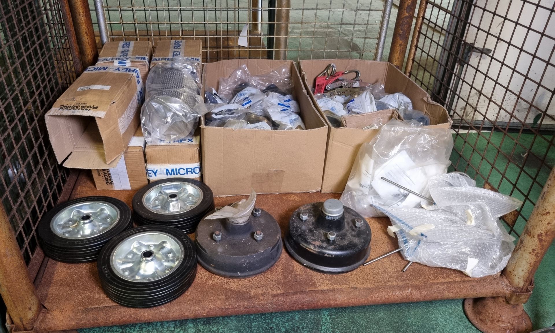 Workshop consumables - cable gland kits, filter assemblies, brake drums, trolley wheels and o rings