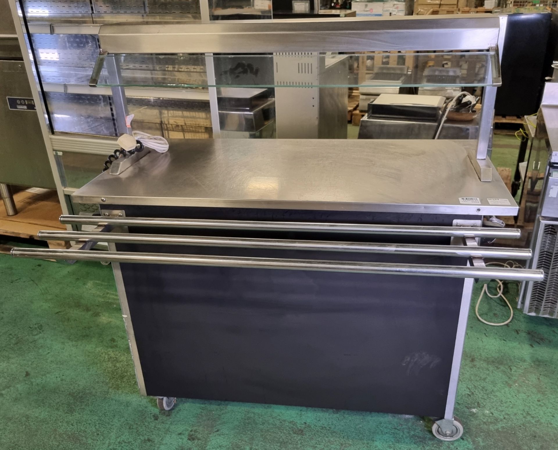 Grundy G-M-G trolley server - W 1200 x D 900 x H 1300mm