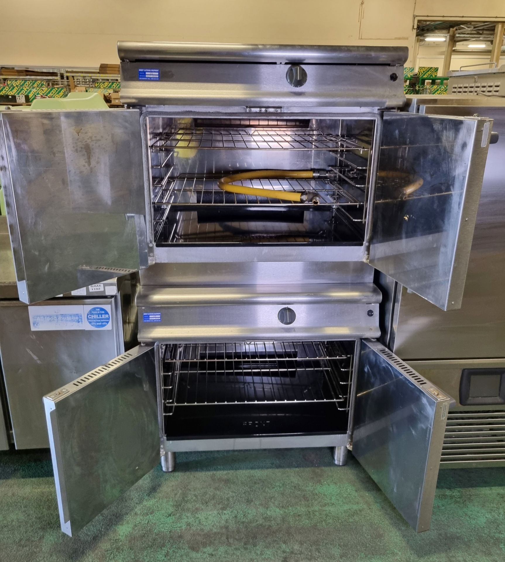 Falcon G3117/2 stacked dominator natural gas general purpose oven - L 900 x W 850 x H 1715mm - Bild 3 aus 5