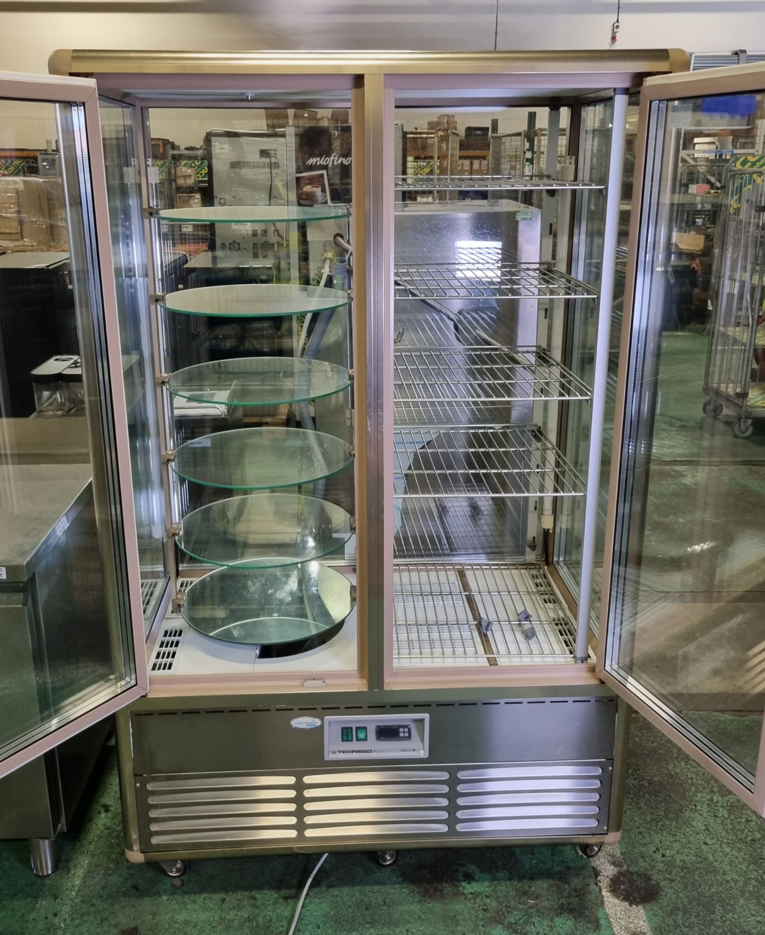 Tecfrigo Snelle 700 RG twin door glass cake display unit - W 1140 x D 650 x H 1810mm - Image 4 of 7