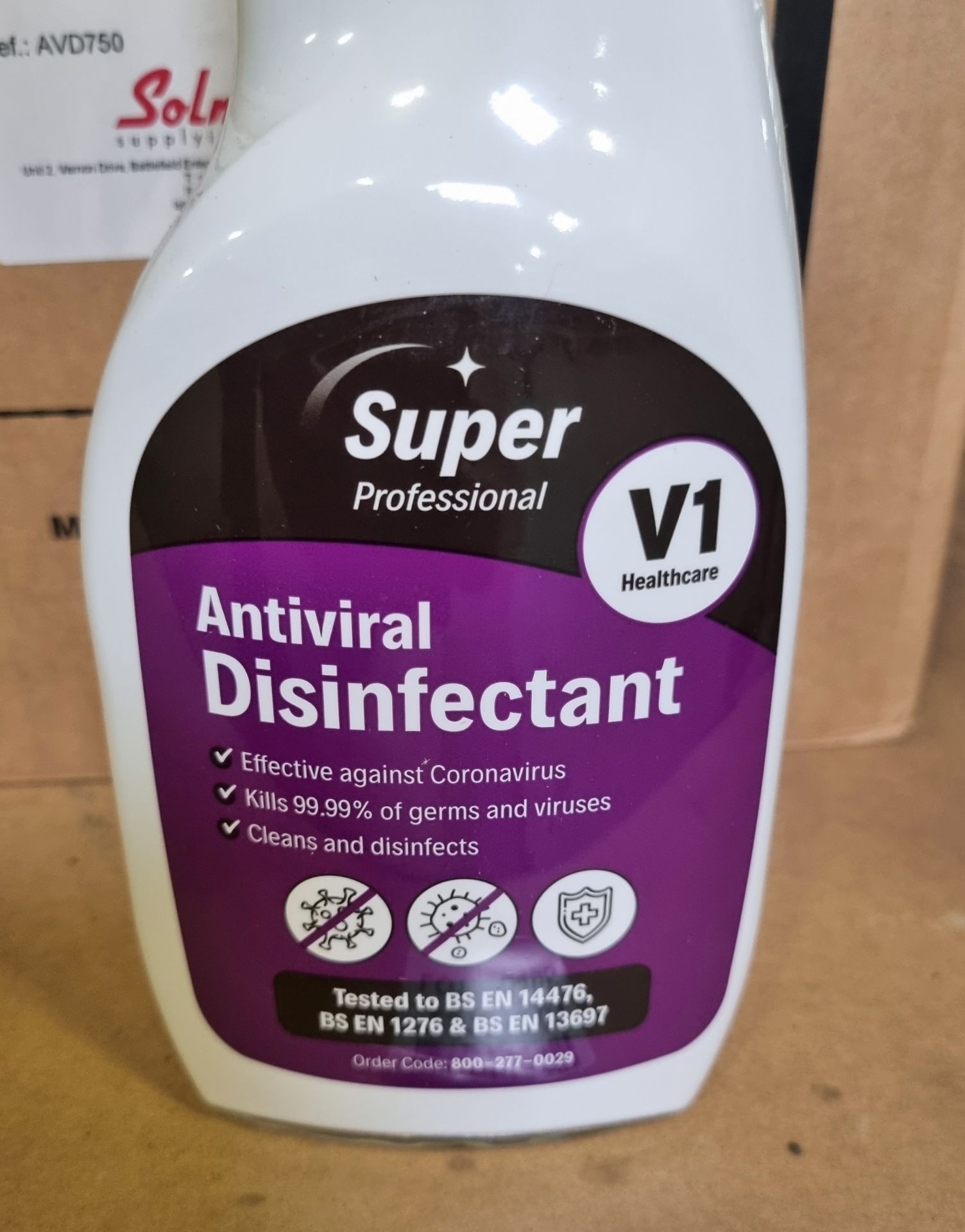 4 boxes of Super Professional antiviral disinfectant spray - 750ml - 6 bottles per box - Bild 4 aus 5