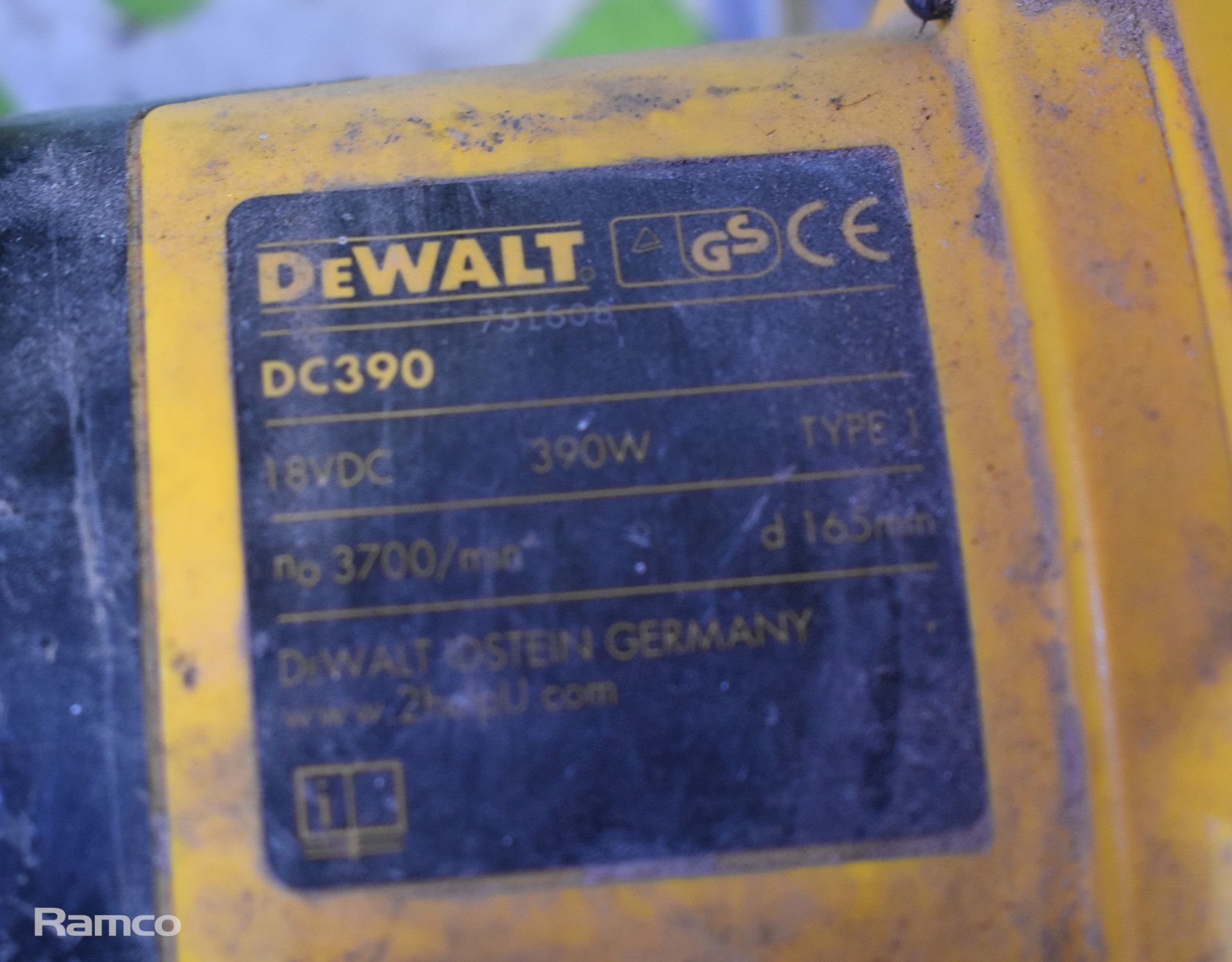 DeWalt DC390 circular saw - Bild 6 aus 6